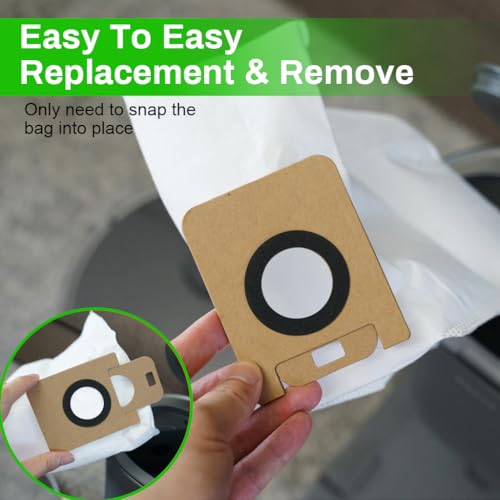 Verilux® 8PCS Replacement Parts Dust Collector Bag for Dreame D10s Plus Vacuum Cleaner Reusable Bags for Hair Dirt Debris Vacuuming Accessories Verilux® 8PCS Replacement Parts Dust Collector Bag for Dreame D10s Plus Vacuum Cleaner Reusable Bags for Hair Dirt Debris Vacuuming Accessories
